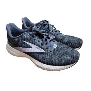 Brooks Launch 8 Shoes Women's 10 Gray Purple Athletic Comfort Running Sneakers